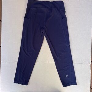 Athleta Blue Leggings 12 L